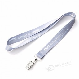Alligator Clips Polyester Sublimation Printing ID Card Lanyards with Custom Logo