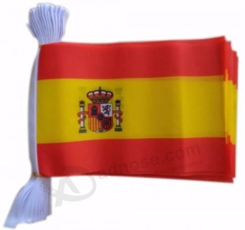 voetbal sport 75D polyester bunting vlag van spanje