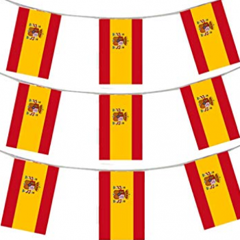 mini spanish string flag spain bunting banner