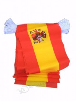 promotional spain country bunting flag spanish string flag