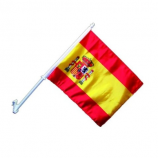 bandeira espanhola de carro personalizado para janela de carro