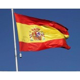 스페인 국기 국기 폴리 에스터 나일론 배너 비행 플래그