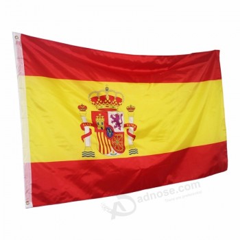 stof gedrukt spanje nationale land banner vlag van spanje