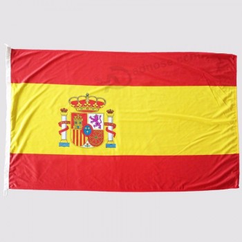 изготовление полиэстер открытый летающий национальный флаг испании