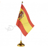 Factory supply office decorative Spain nation table flag
