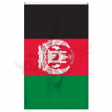 maglia di bandiera afgano in poliestere lavorato a maglia bandiera dell'afghanistan