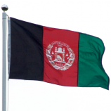 atacado bandeira de poliéster nacional do afeganistão personalizado