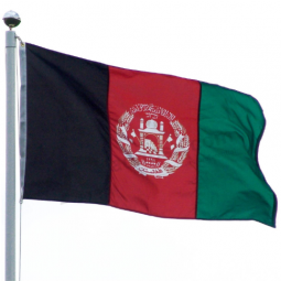 atacado bandeira de poliéster nacional do afeganistão personalizado