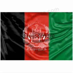 Fábrica al por mayor de poliéster banderas nacionales de Afganistán