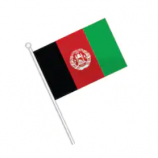 banderas afganas de mano de tamaño personalizado para deportes