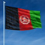 изготовленный на заказ 100% полиэстер печати 3 * 5FT афганский флаг страны