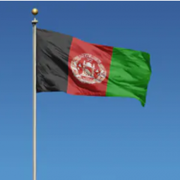 3 * 5FT Polyester-Seidendruck, der Afghanistan-Staatsflagge hängt