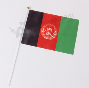 ホット販売アフガニスタンスティックアフガニスタンの手を振る旗