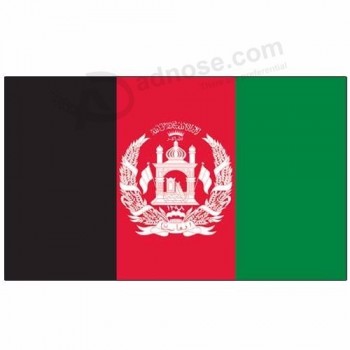 100% poliéster impreso 3 * 5 pies bandera de Afganistán bandera de Afganistán