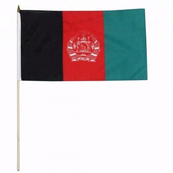 рекламный афганистан маленькая рука, размахивая флагом