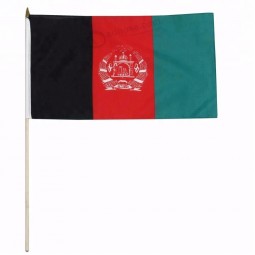 werbe afghanistan kleine hand wehende flagge