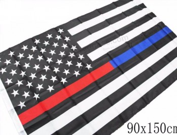 90 x 150cm amerikanische rote und blaue Stangenflaggen USA-Flagge USA-Sternstreifen-Inneneinrichtungsandenken nn116