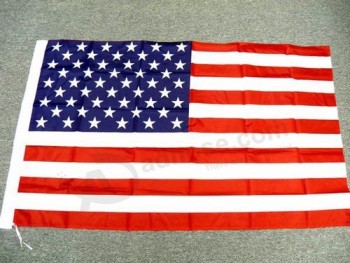 Candiway USA vlaggen Amerikaanse US levendige kleuren en UV-vervagende canvas header dubbel gestikte USA banner vlaggen