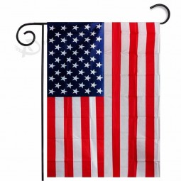 Neue 30 * 45cm amerikanische Amerika Flagge doppelseitig bedruckt USA Flagge Home Office Garten Dekor Flaggen Drop Shipping zum Verkauf 40p