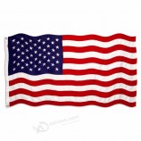 150x90cm US Flag Double Sided Polyester American Flying Hanging Flag Cloth Decor USA Flag Striped Stars Drop Shipping