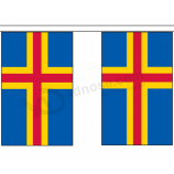 decoratie polyester aland eilanden string bunting vlag