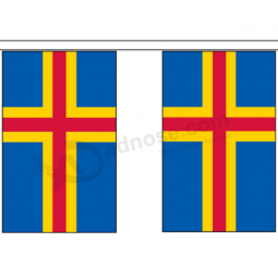 Mini Aland Islands String Flag Aland Islands Bunting Flag