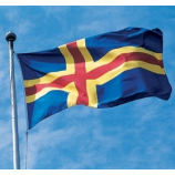 Bandera de poliéster al aire libre de 3x5 pies volando de las islas aland