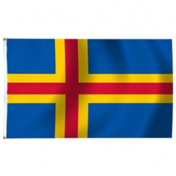 bandera de islas aland poliéster fabricante de bandera de islas aland