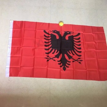 Оптовые продажи хорошая цена на складе Албания национальный флаг / Албания флаг страны баннер