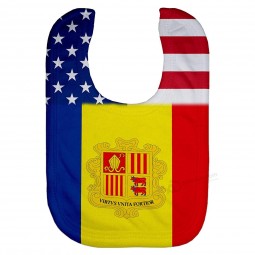 Babero de microfibra expressitbest - bandera de andorra (andorran)