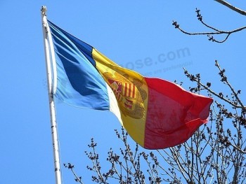 bandiera nazionale andorra Nuova bandiera 3x5ft 150x90cm 100d poliestere bandiera nazionale