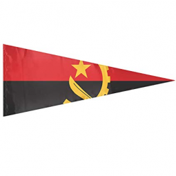Hochwertige Dreieck Angola Flagge Ammer Brauch