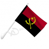 bandera de angola de poliéster de tamaño pequeño