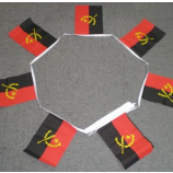 bandera del empavesado de la angola bandera de la cadena de la angola de poliéster