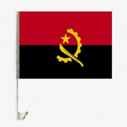 Promotion Angola car window country flags with clip
