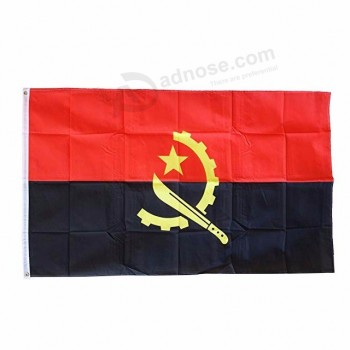アンゴラの高品質ポリエステル国旗