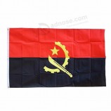 banderas nacionales de angola de poliéster de alta calidad