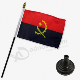 Factory direct wholesale durable Angola table flag