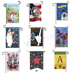 factory directly sublimation printing customized garden flag
