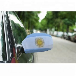 Wholesale custom Fast delivery football fans argentina car side mirror cover flag