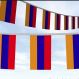 Outdoor decorative polyester Armenia Bunting flag