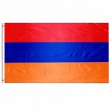 3 * 5フィートアルメニア国旗赤青オレンジアルメニア国旗