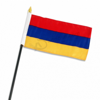 high quality wholesale armenia country hand flag