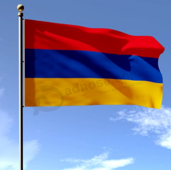 fabricante de china durable poliéster bandera nacional de armenia