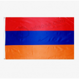 Best quality 3*5FT polyester Armenia flag with two eyelets