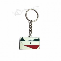 keychain em branco do metal / porta-chaves relativo à promoção do metal para presentes