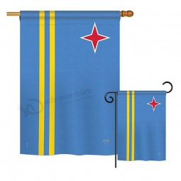 Wholesale Aruba Flags of The World Nationality Impressions Decorative Vertical House 28