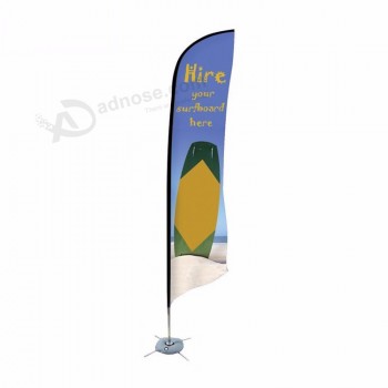 precio de impresión de bandera de mini playa, playa de bandera, bandera de bandera de playa