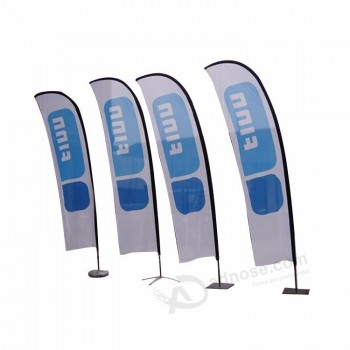 cheap plain feather banner flags