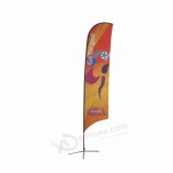 outdoor advertising feather banners with stand
